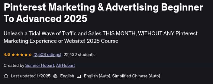Pictures · Udemy — Pinterest Marketing & Advertising Beginner To Advanced 2025 2025-1