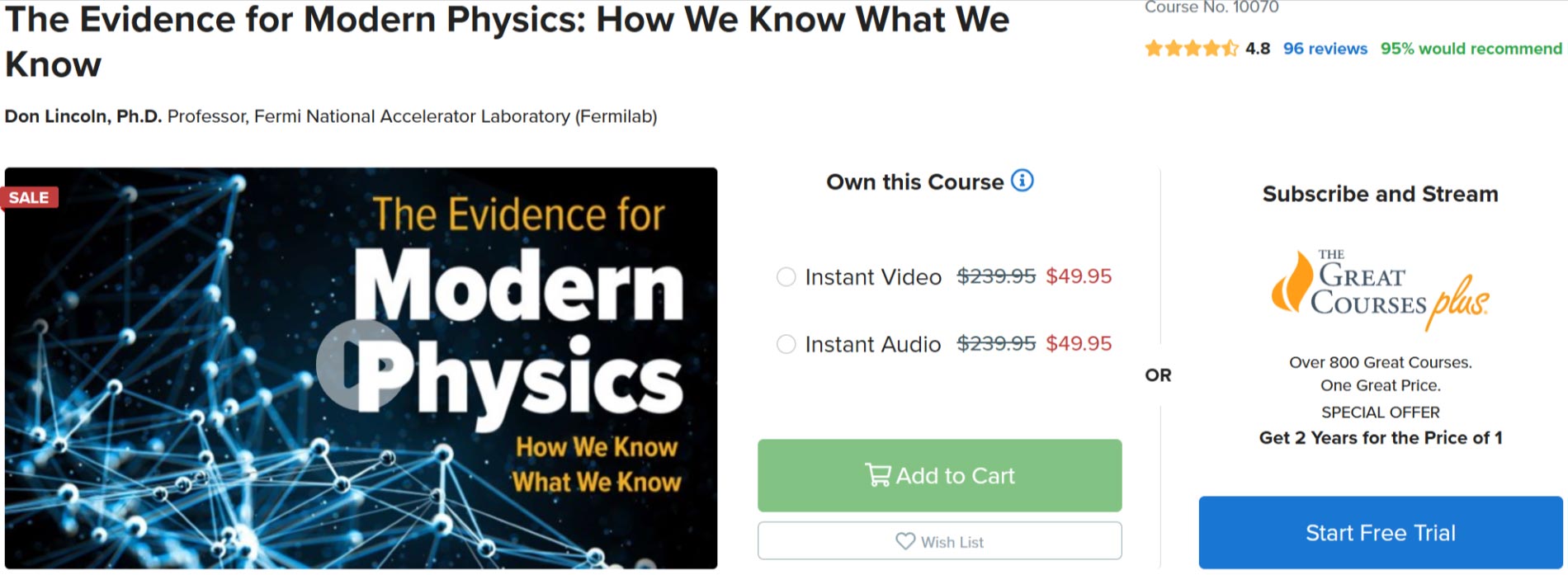 Pictures · The Great Courses — The Evidence for Modern Physics: How We Know What We Know 2021-5