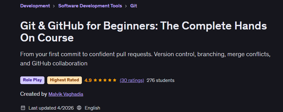 Изображения · Git & GitHub Для начинающих: полные руки на курсе 2026-4