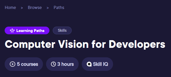 Pictures · Learning Path – Computer Vision for Developers 2024-8