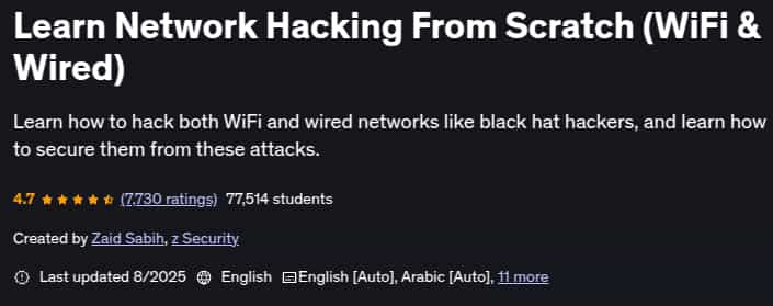 Pictures · Udemy — Learn Network Hacking From Scratch (WiFi & Wired) 2025-8