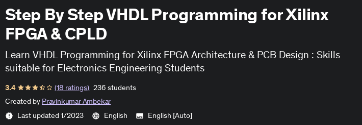 Pictures · Udemy — Step By Step VHDL Programming for Xilinx FPGA & CPLD 2022-9