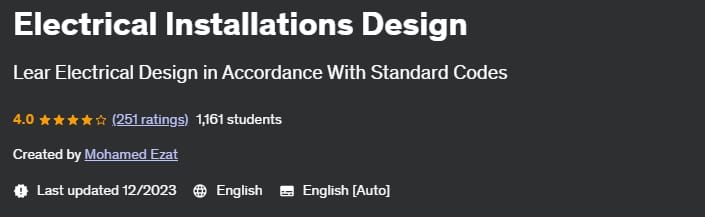 Pictures · Udemy — Electrical Installations Design 2020-10