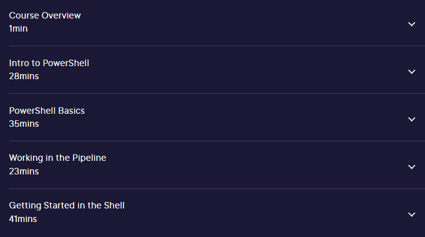Course topics · PowerShell: Getting Started 2023-3