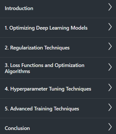 Course topics · LinkedIn — Deep Learning with Python: Optimizing Deep Learning Models 2025-2