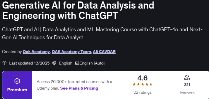 Pictures · Generative AI for Data Analysis and Engineering with ChatGPT 2025-12