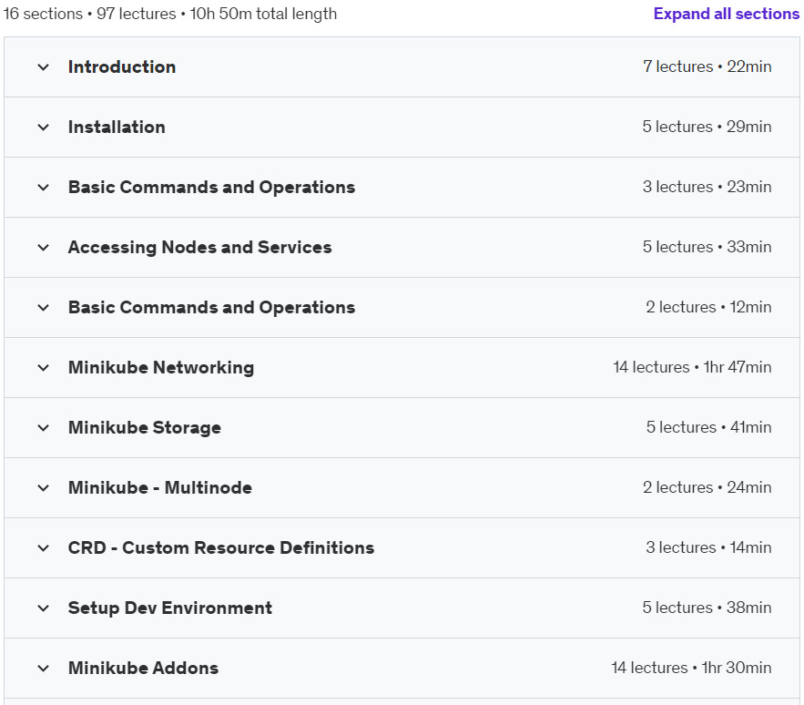 Sujets du cours · Minicube Maîtrise - Comprehensive DevOpsGuide de Dev & Admin 2024-3