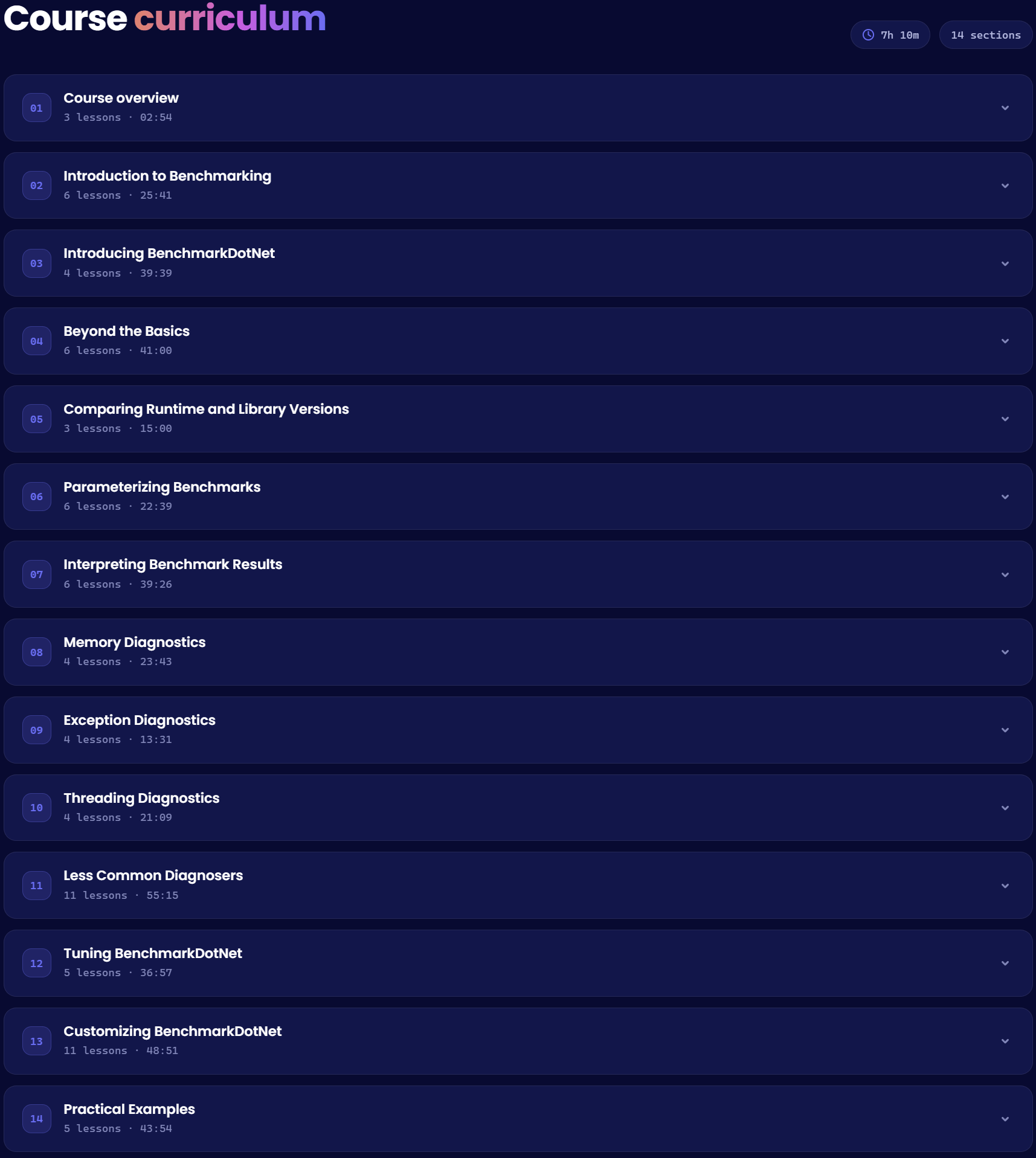 Temas del curso · Dometrain – De cero a héroe: código de referencia en .NET 2026-6