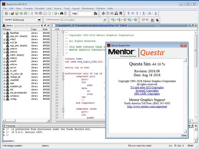 Pictures · Siemens Questa Advanced Simulator 2024.1 x64