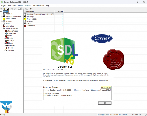 Pictures · Carrier SDL v6.2