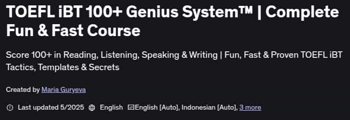 Pictures · Udemy — TOEFL iBT 100+ Genius System™ | Complete Fun & Fast Course 2025-5