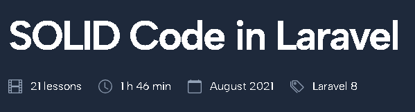 Pictures · Laravel Daily — SOLID Code in Laravel 2021-12