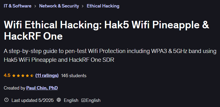Pictures · Udemy — Wifi Ethical Hacking: Hak5 Wifi Pineapple & HackRF One 2025-5