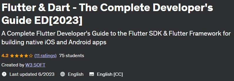 Pictures · Flutter & Dart – The Complete Developer’s Guide ED[2023] 2023-6