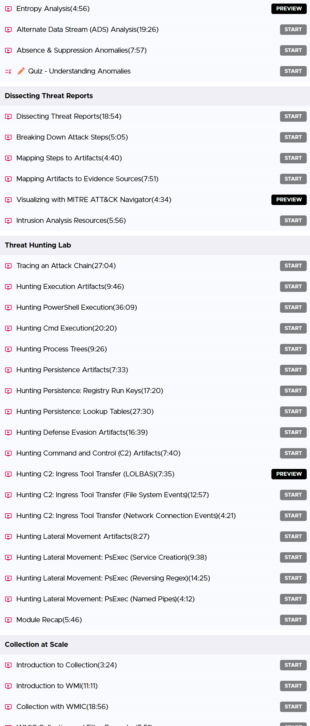 Kursthemen · TCM Security – Sicherheitsoperationen (SOC) 201 2025-10