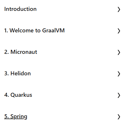 Course topics · Java Microservices with GraalVM 2025-2