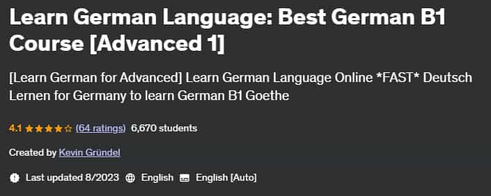 Pictures · Udemy — Learn German Language: Best German B1 Course [Advanced 1] 2023-8