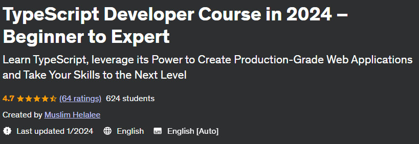 Pictures · TypeScript Developer Course in 2024 – Beginner to Expert 2023-1