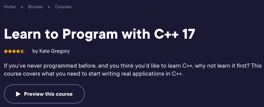 Pictures · Pluralsight — Learn to Program with C++ 17 2020-8