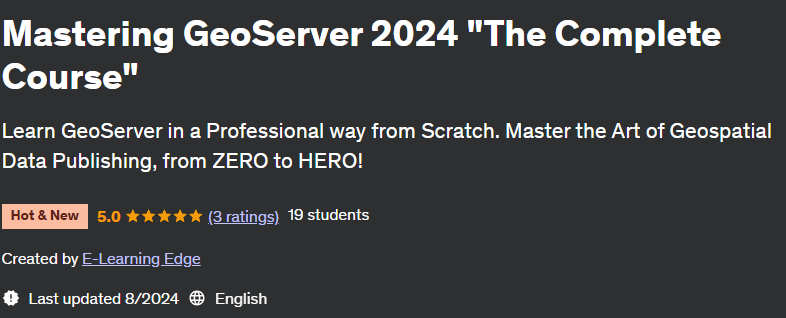 Pictures · Udemy — Mastering GeoServer 2024