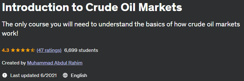Pictures · Udemy — Introduction to Crude Oil Markets 2021-6