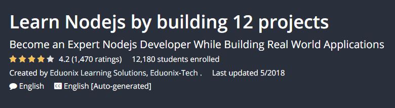Pictures · Udemy — Learn Nodejs by building 12 projects 2018-5