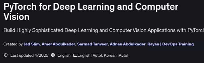 Pictures · PyTorch for Deep Learning and Computer Vision 2025-4