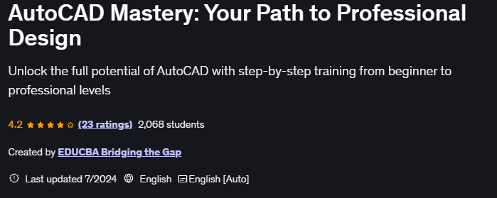图片 · AutoCAD 主持人:你的道路到专业设计 2024-7