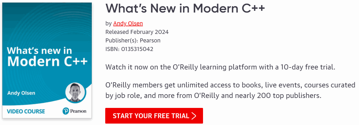 Pictures · Oreilly – What’s New in Modern C++ 2024-2