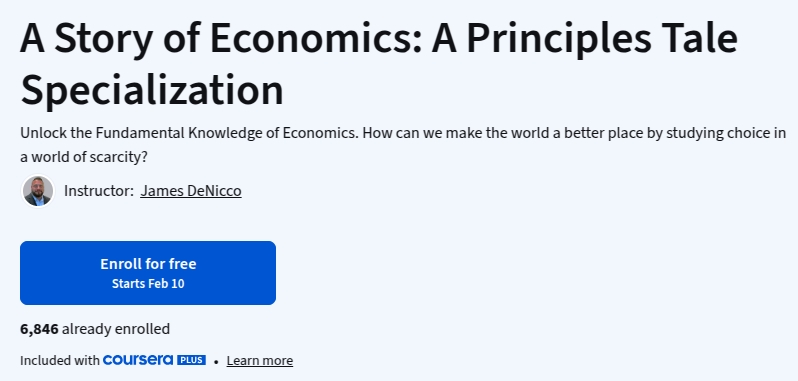 Bilder · A Story of Economics: A Principles Tale Spezialisierung 2026-2