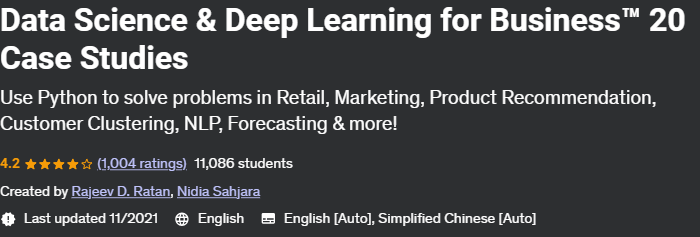 Pictures · Udemy — Data Science & Deep Learning for Business™ 20 Case Studies 2021-11