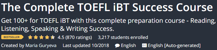 Pictures · Udemy — The Complete TOEFL iBT Success Course 2018-10