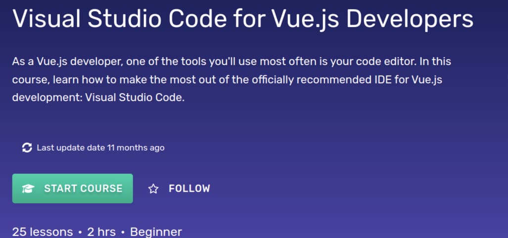 चित्र · Vueschool – Visual Studio कोड Vue.js डेवलपर 2025-1