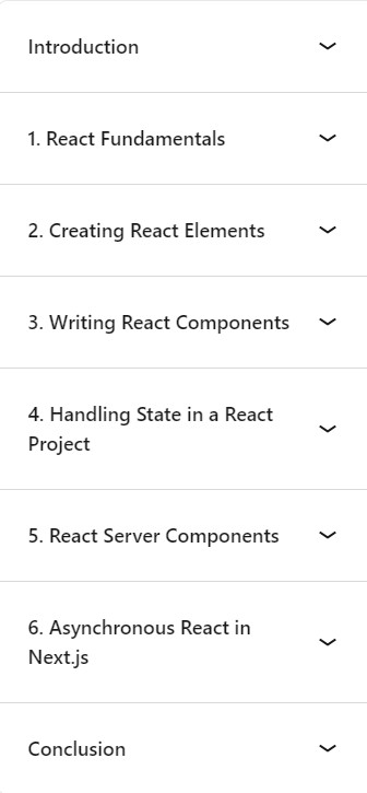 Course topics · LinkedIn — React Essential Training 2024-10