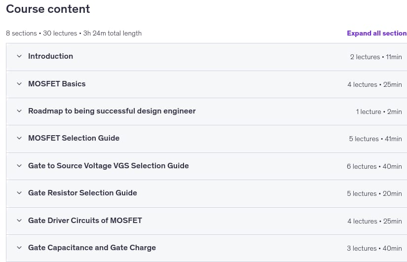 Kursthemen · Mastering MOSFET & IGBT Gate Driver Circuit Design 2025-2