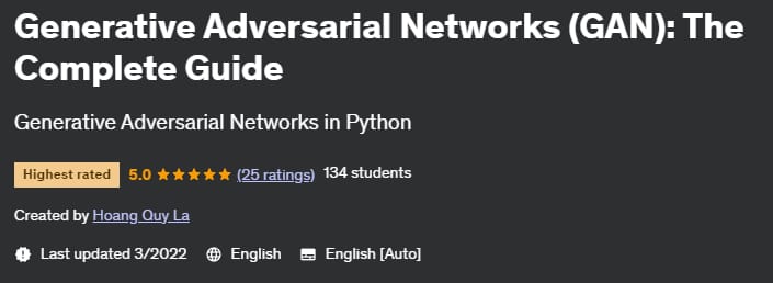 Pictures · Udemy — Generative Adversarial Networks (GAN): The Complete Guide 2022-3