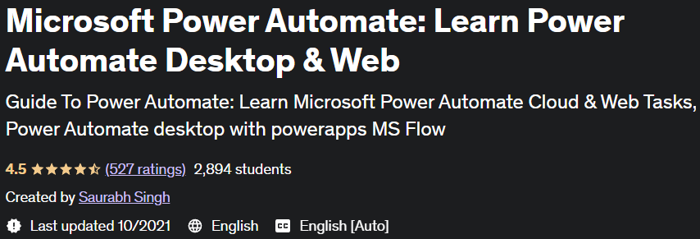 Pictures · Udemy — Microsoft Power Automate: Learn Power Automate Desktop & Web 2021-12