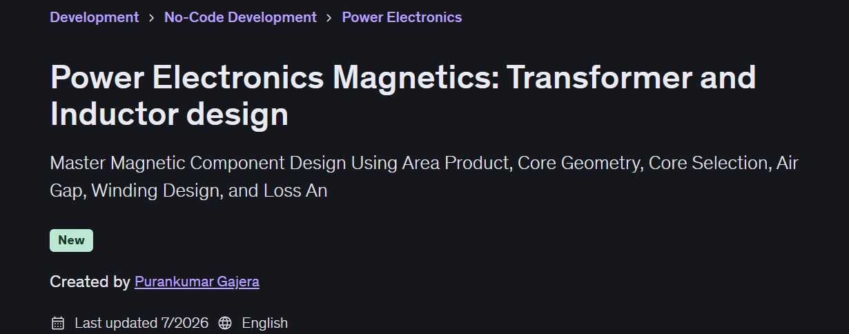 Изображения · Power Electronics Magnetics: Трансформер и индукторный дизайн 2026-7