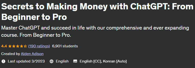 Pictures · Secrets to Making Money with ChatGPT: From Beginner to Pro 2023-1