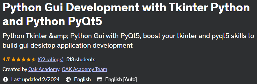 Pictures · Python Gui Development with Tkinter Python and Python PyQt5 2022-5