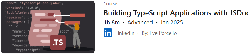 Pictures · Building TypeScript Applications with JSDoc 2025-1