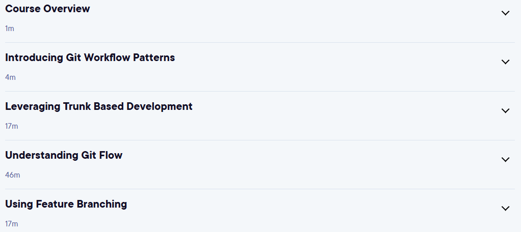 Course topics · Git Workflow Patterns 2023-1
