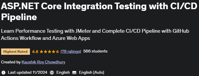 Pictures · Udemy — ASP.NET Core Integration Testing with CI/CD Pipeline 2024-1