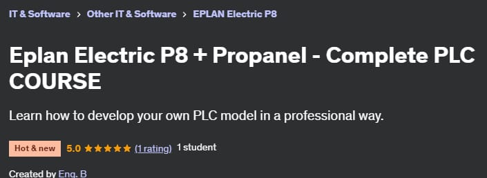 Pictures · Eplan Electric P8 + Propanel – Complete PLC COURSE 2024-5