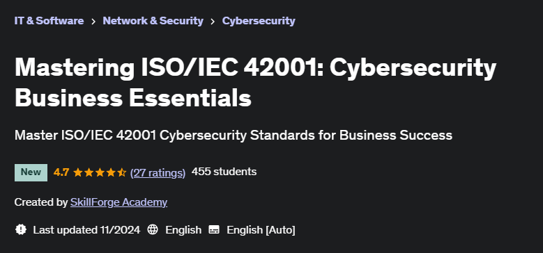 Pictures · Udemy — Mastering ISO/IEC 42001: Cybersecurity Business Essentials 2024-11