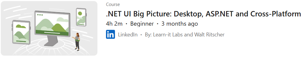 Pictures · LinkedIn — .NET UI Big Picture: Desktop, ASP.NET and Cross-Platform 2025-2