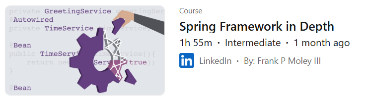 Pictures · LinkedIn — Spring Framework in Depth 2024-11