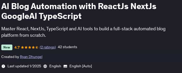 Pictures · AI Blog Automation with ReactJs NextJs GoogleAI TypeScript 2024-12