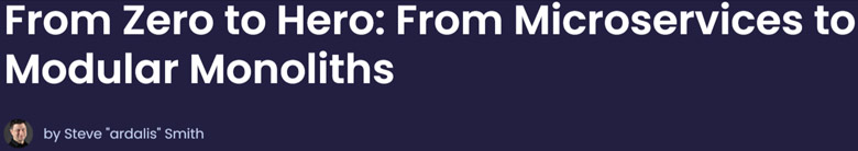 Pictures · Dometrain – From Zero to Hero: From Microservices to Modular Monoliths 2024-6