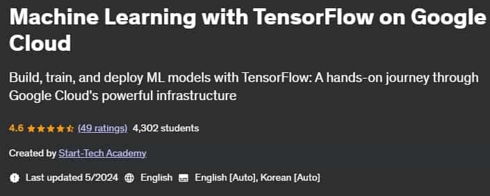 Pictures · Machine Learning with TensorFlow on Google Cloud 2024-5
